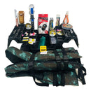 Kit Pesca Completo com Caixa 6 Bandejas + Molinete + Colete Salva-Vidas GRÁTIS